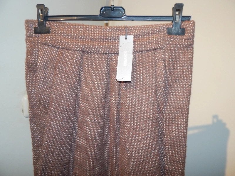 Humanoid nieuw wollig rokje gemelleerd elastisch taille S/M, Humanoid, Bruin, Verzenden, Nieuw