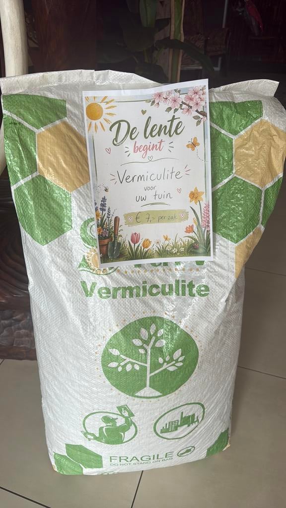 Vermiculite Sun Perl-V - Meerdere zakken beschikbaar, Tuin en Terras, Zand, Ophalen, Nieuw, Overige typen