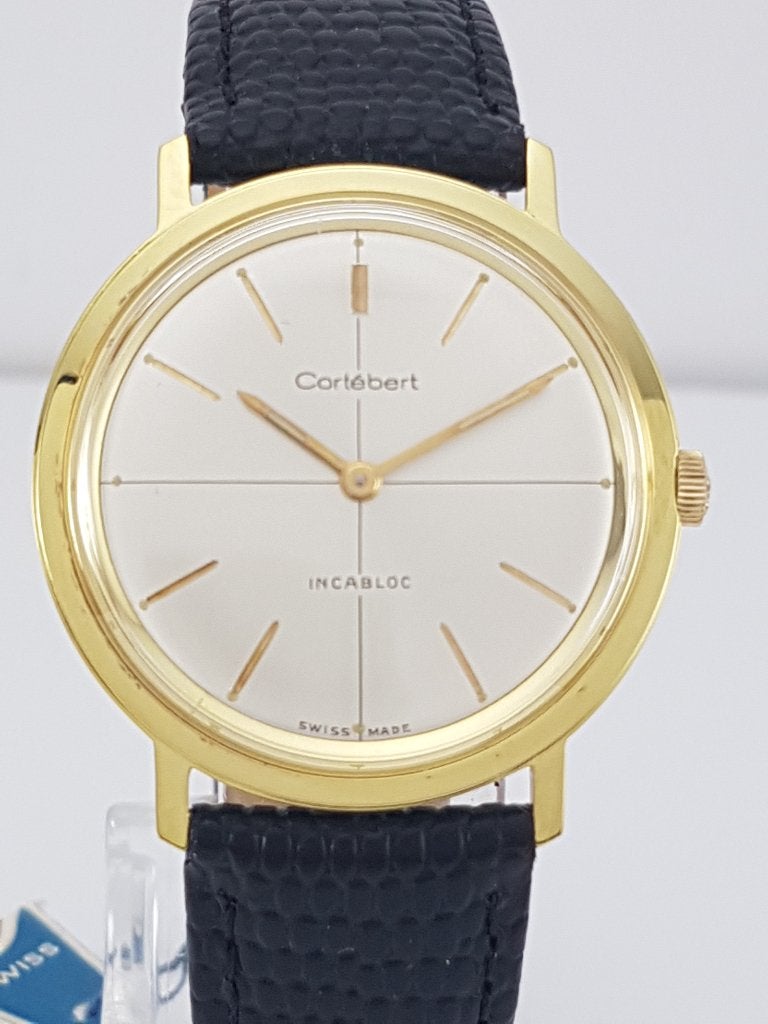 Cortebert Cal 268 Aurore-Villeret 423 NOS Nieuw ’55-‘60, Sieraden, Tassen en Uiterlijk, Staal, 1930 tot 1960, Ophalen, Overige merken