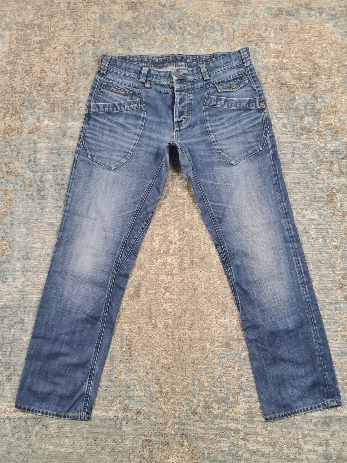 PME Aviator W36 L32 Straight 100% katoen Bronno3632 Blauw, Kleding | Heren, Spijkerbroeken en Jeans, W36 - W38 (confectie 52/54)