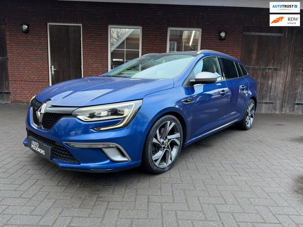 Renault Mégane Estate 1.6 TCe GT EDC 4 Control| Pano| LED|, Gebruikt, Blauw, 1405 kg, 1700 kg