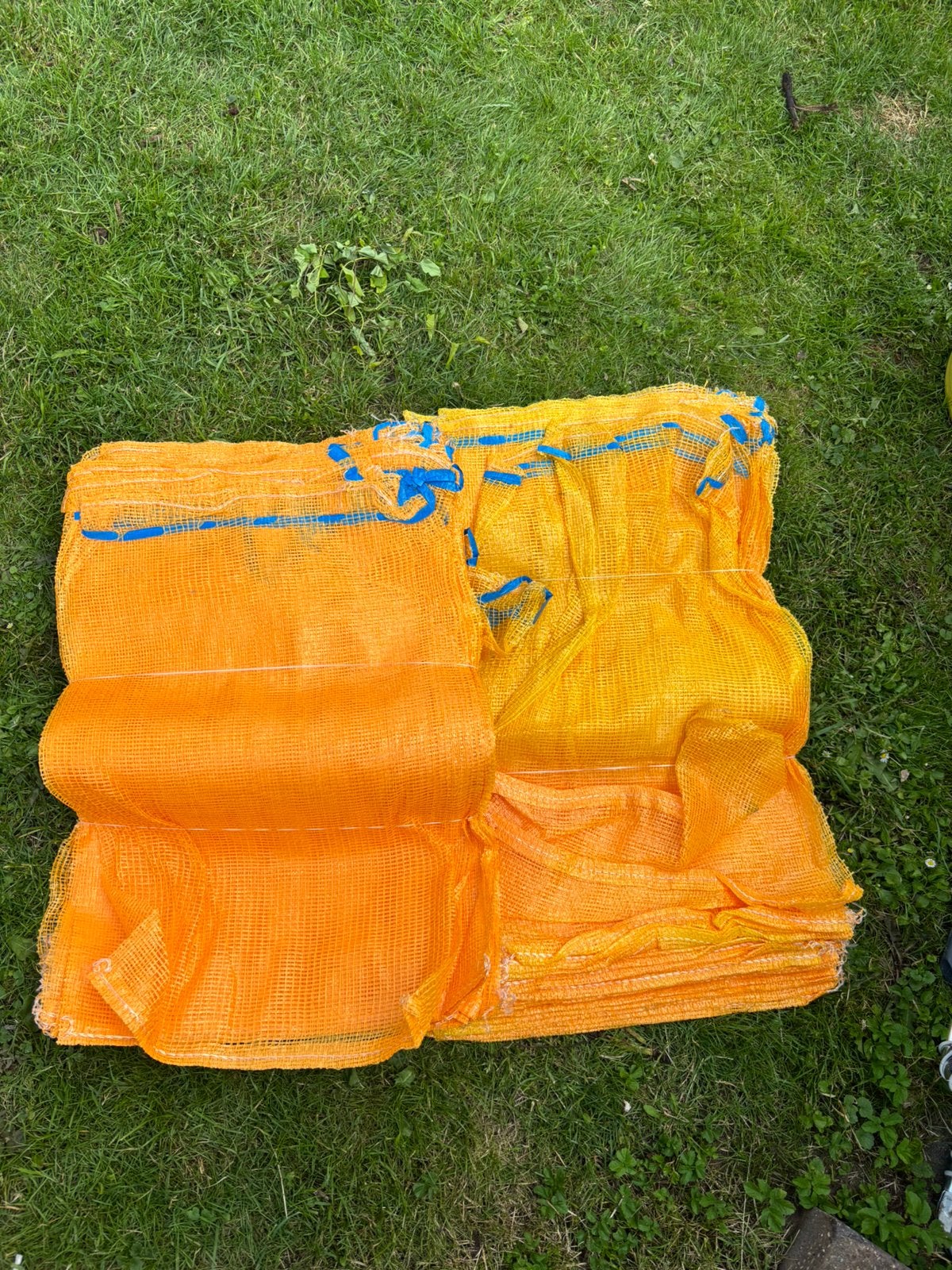 95 netzakken 50x70 cm, Tuin en Terras, Haardhout, Ophalen, Blokken