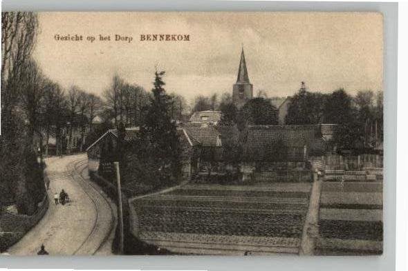 Bennekom Gezicht op het Dorp uitg J. van Silfhout, Ophalen of Verzenden, Voor 1920, Ongelopen, Gelderland