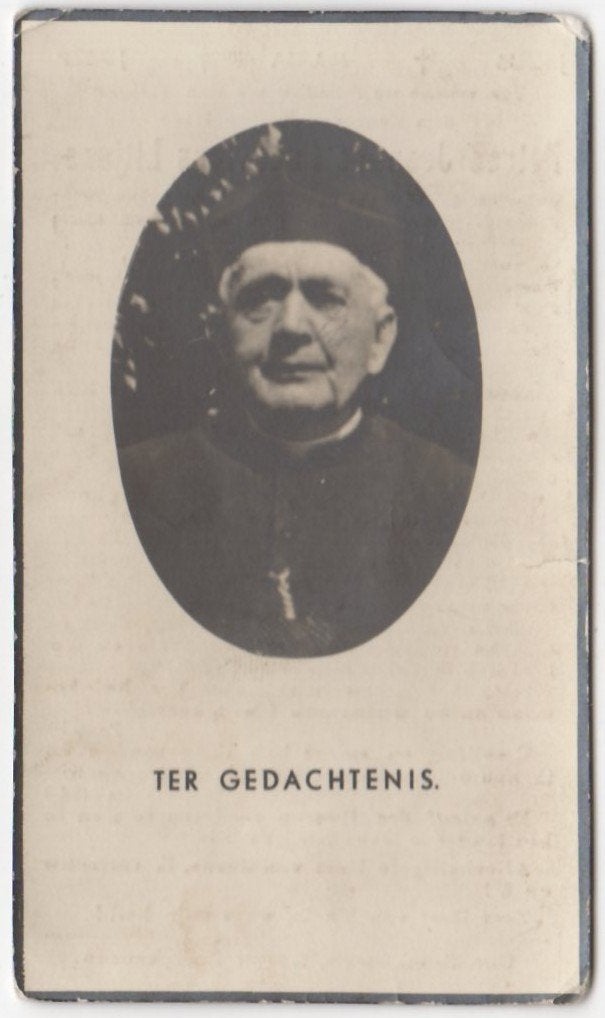 pastoor Petrus J. Litjens 1855 Wanssum + 1934 Horst, 78 jaar, Ophalen of Verzenden
