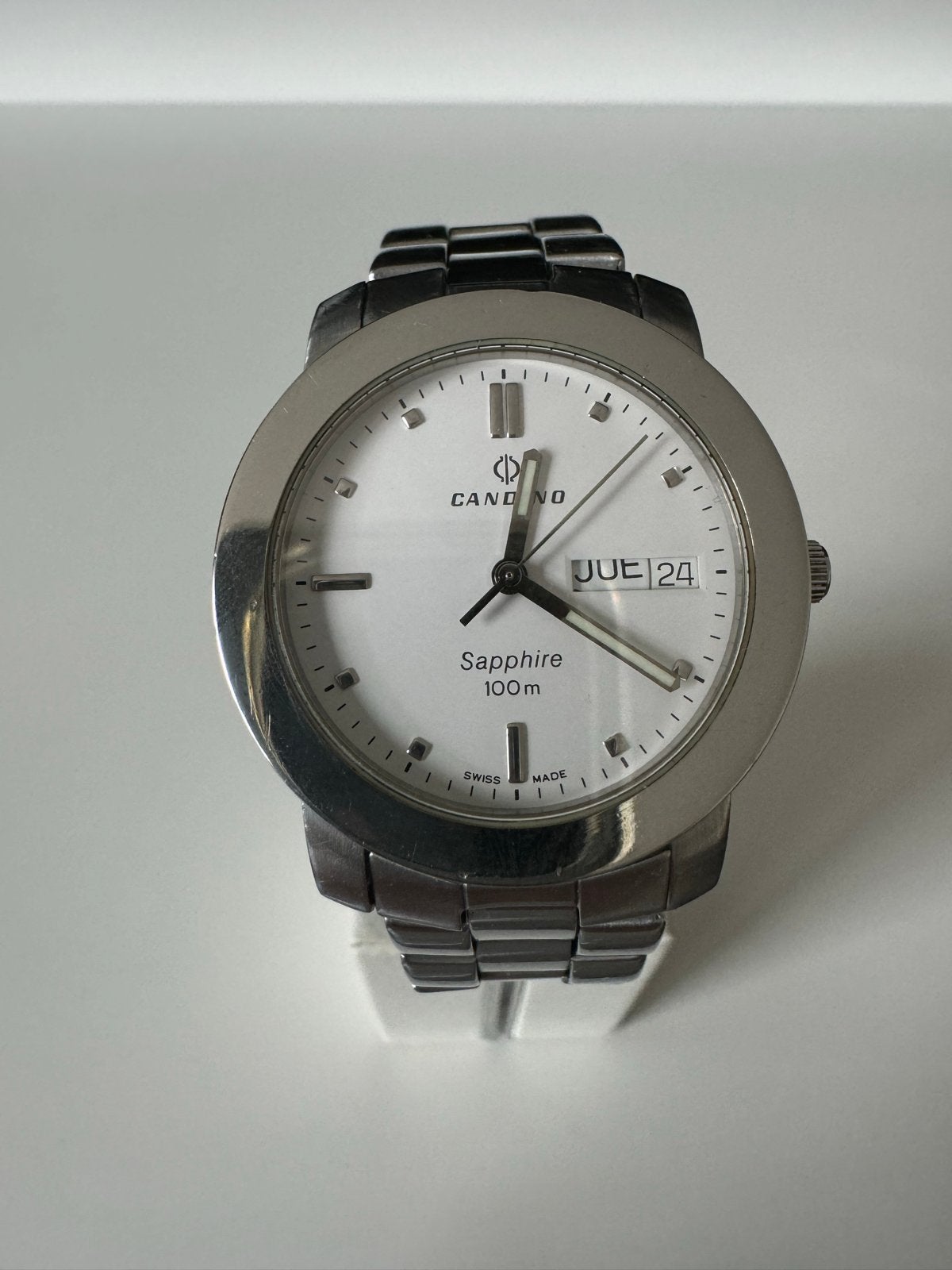 Candino Sapphire 100m Herenhorloge - Zo goed als nieuw, Ophalen of Verzenden, Zo goed als nieuw