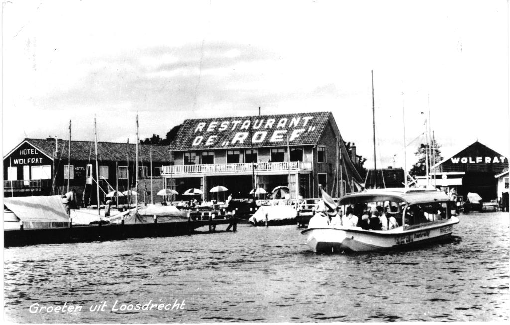 700839 Loosdrecht NH 1965 de Roef Gelopen met postzegel