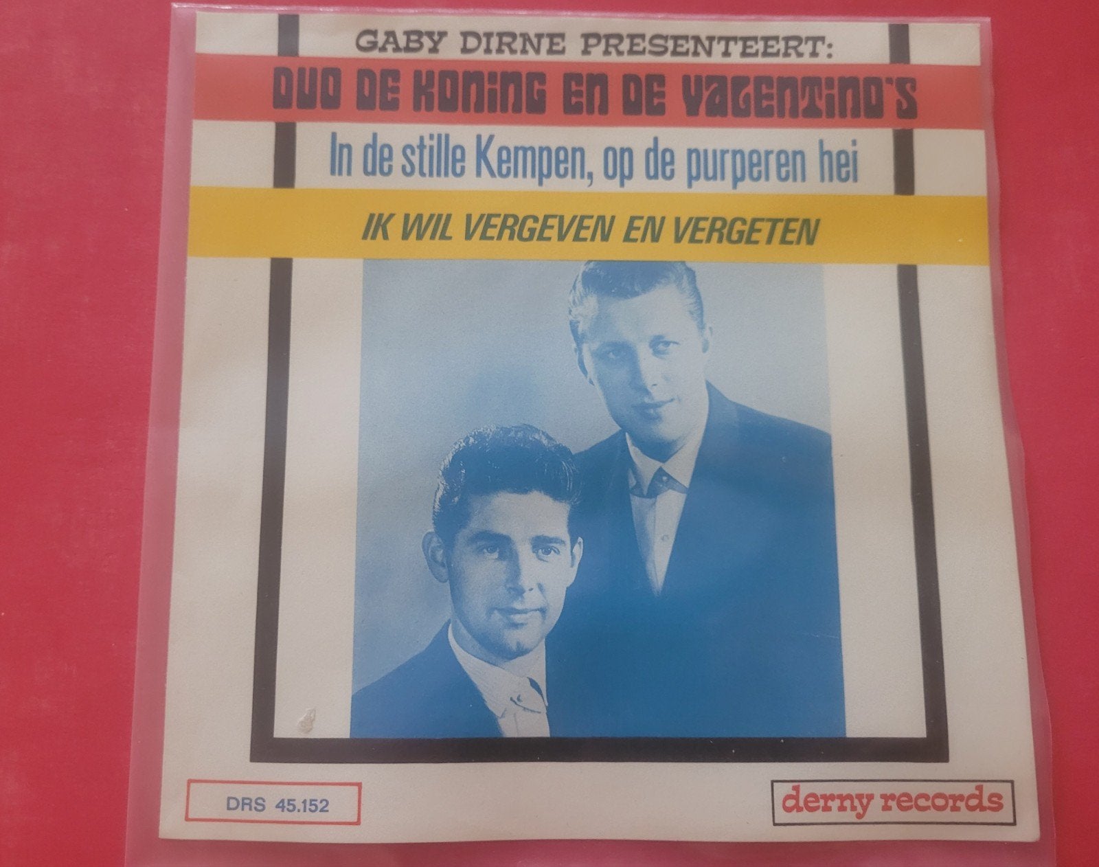 Duo de Koning en de Valentino's - In de stille Kempen ..., Ophalen, Zo goed als nieuw, Overige formaten, Levenslied of Smartlap