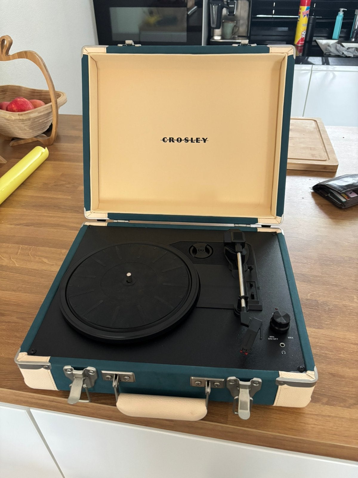 Crosley Platenspeler - Draagbaar en Stijlvol, Ophalen, Zo goed als nieuw, Platenspeler, Overige merken