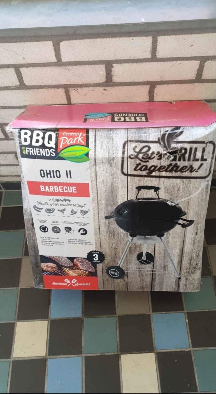 Nieuwe Central Park Ohio II BBQ – Nieuw in Doos!, Tuin en Terras, Ophalen, Nieuw