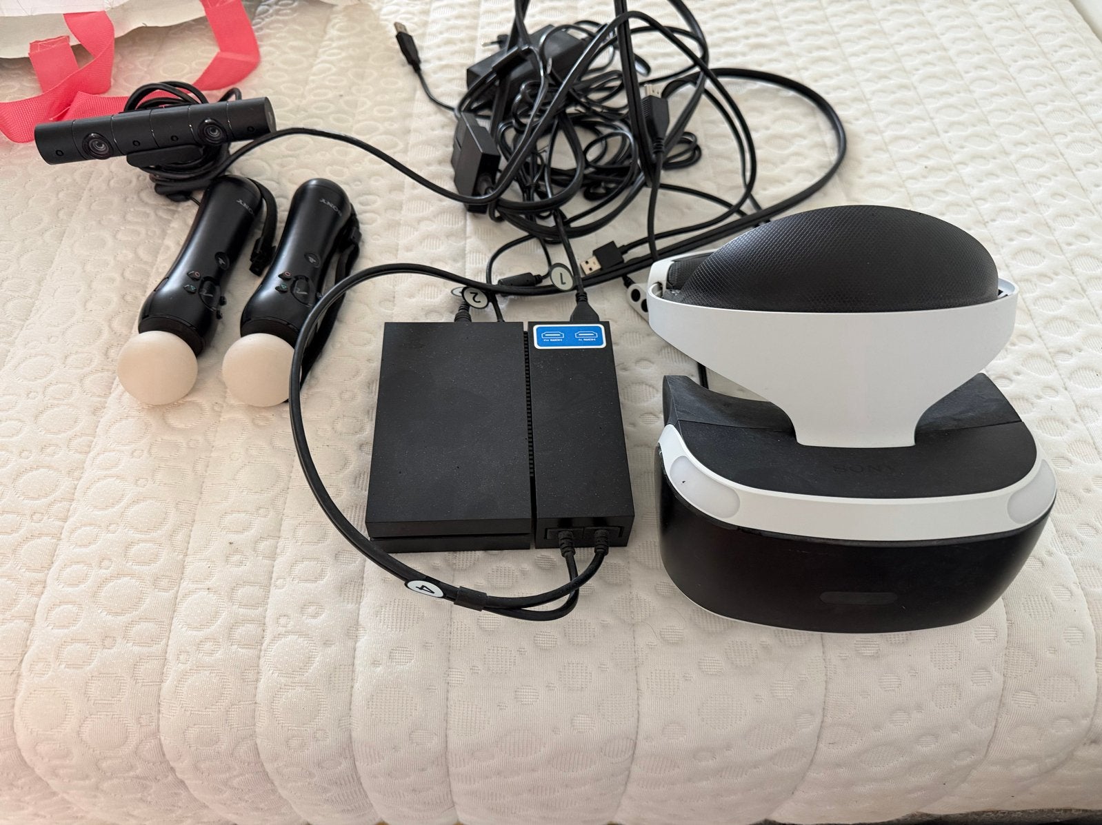 PSVR - PlayStation VR met 2 Motion Controllers en games, Ophalen, Gebruikt, VR-bril, Sony PlayStation