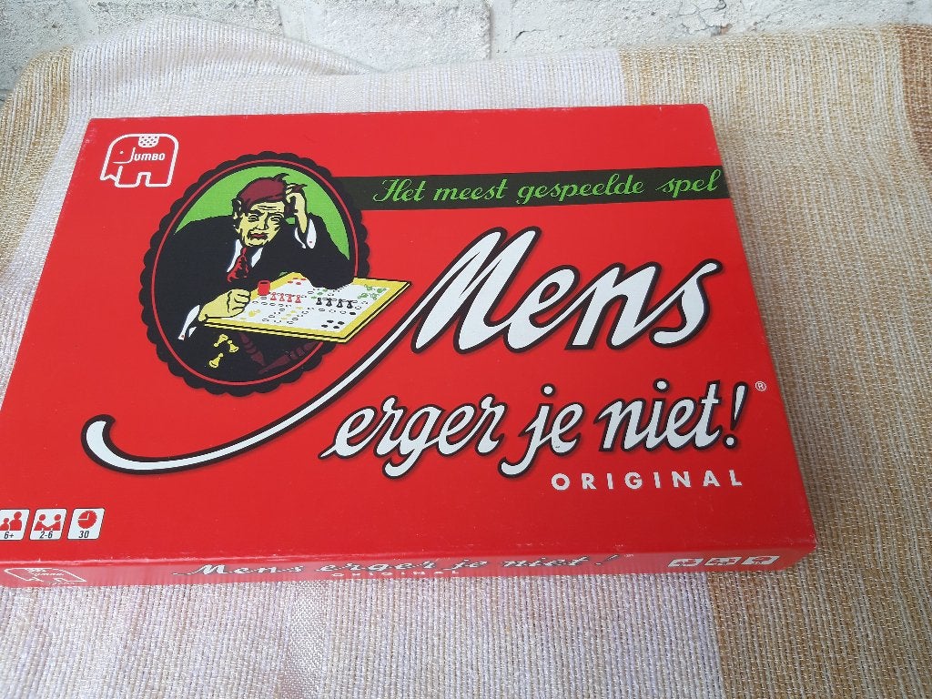 Mens Erger Je Niet!, vintage in zeer goede staat., Ophalen, Jumbo, Gebruikt, Een of twee spelers