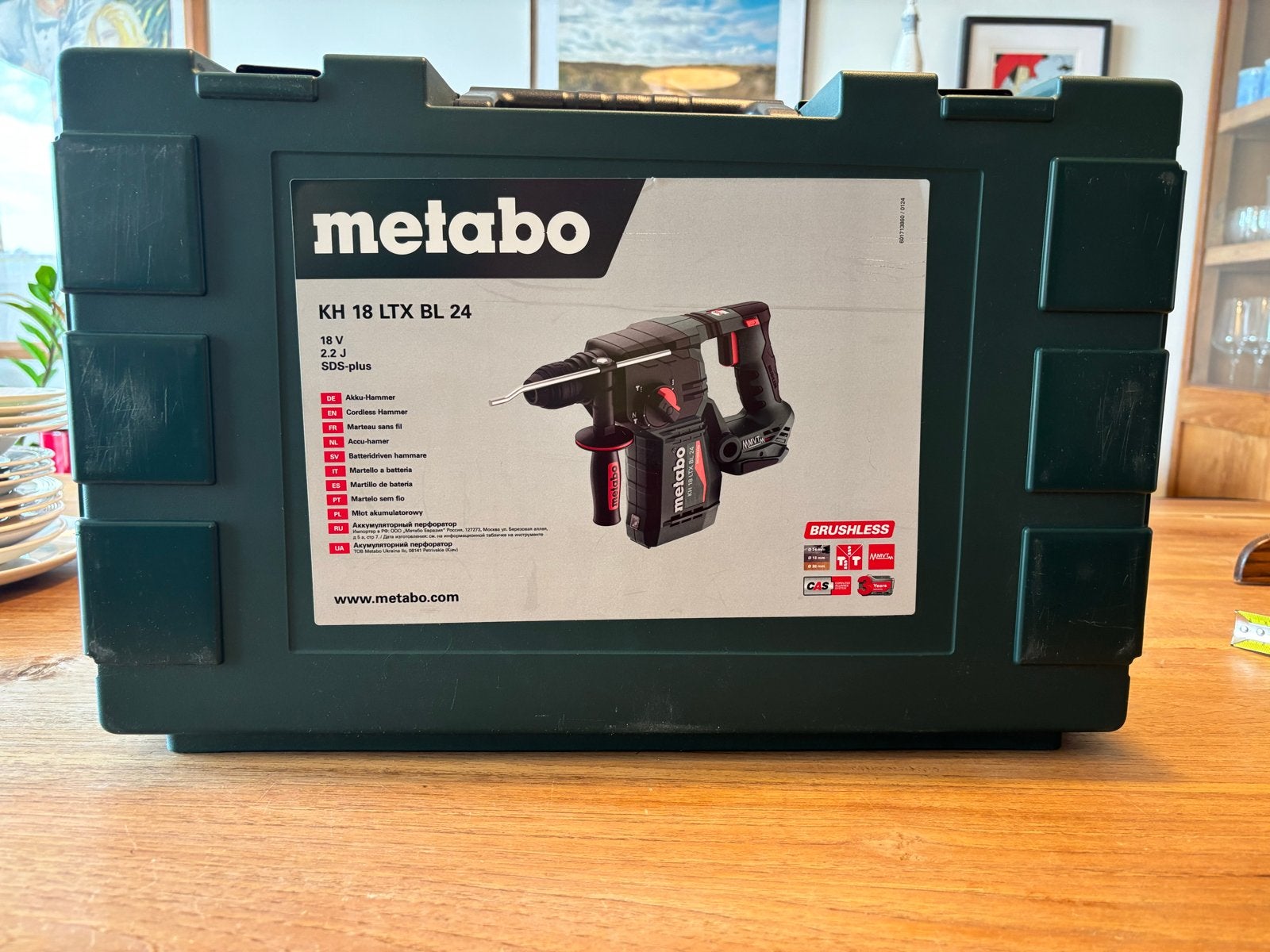 Metabo KH 18 LTX BL 24 Accu Boorhamer, Doe-het-zelf en Verbouw, Gereedschap | Boormachines, Ophalen, 600 watt of meer, Boor- en/of Breekhamer