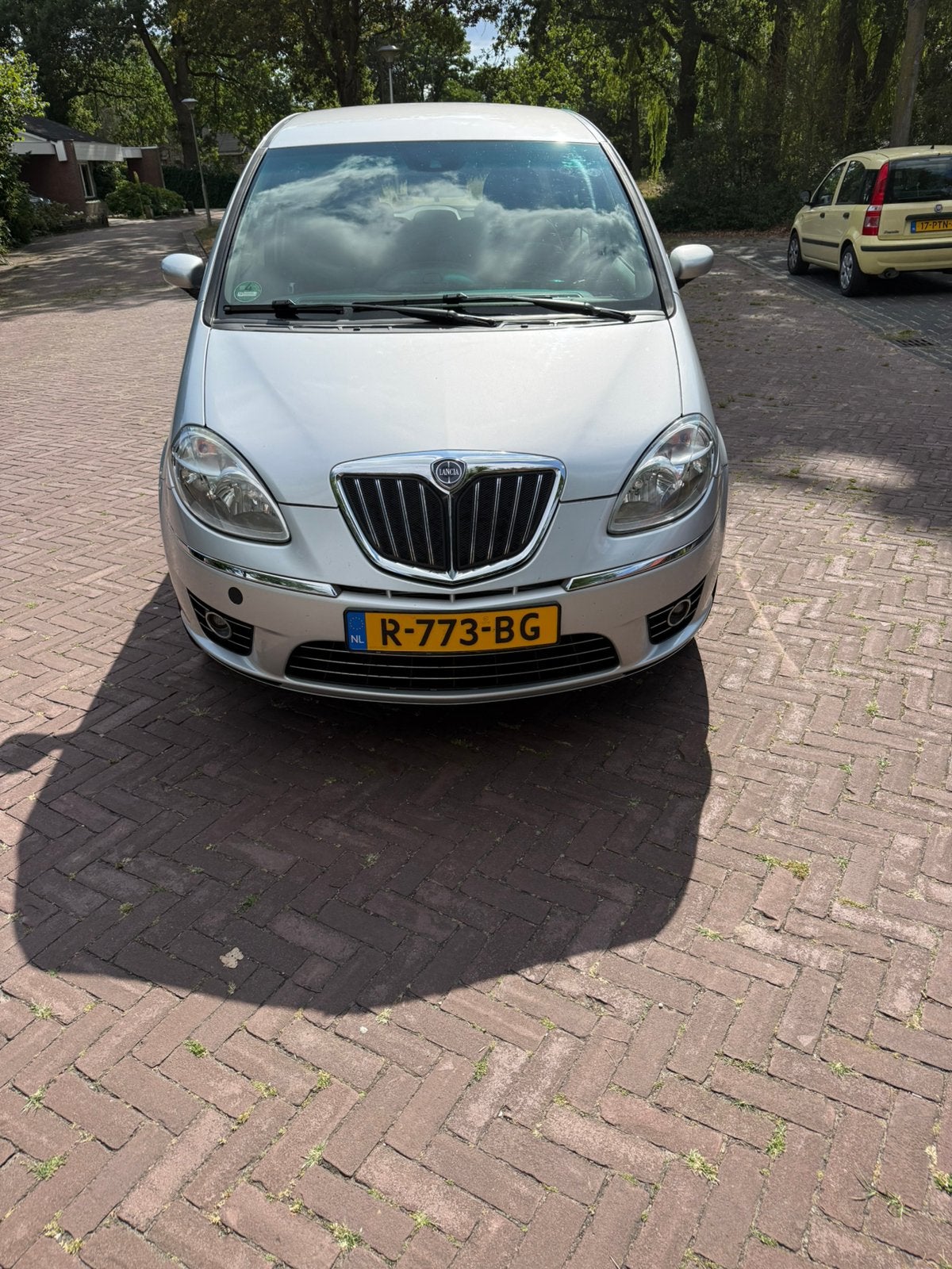 Lancia Musa 1.4 16V 2008 Grijs airco hoge instap, Auto's, Lancia, Voorwielaandrijving, 15 km/l, 400 kg, Handgeschakeld