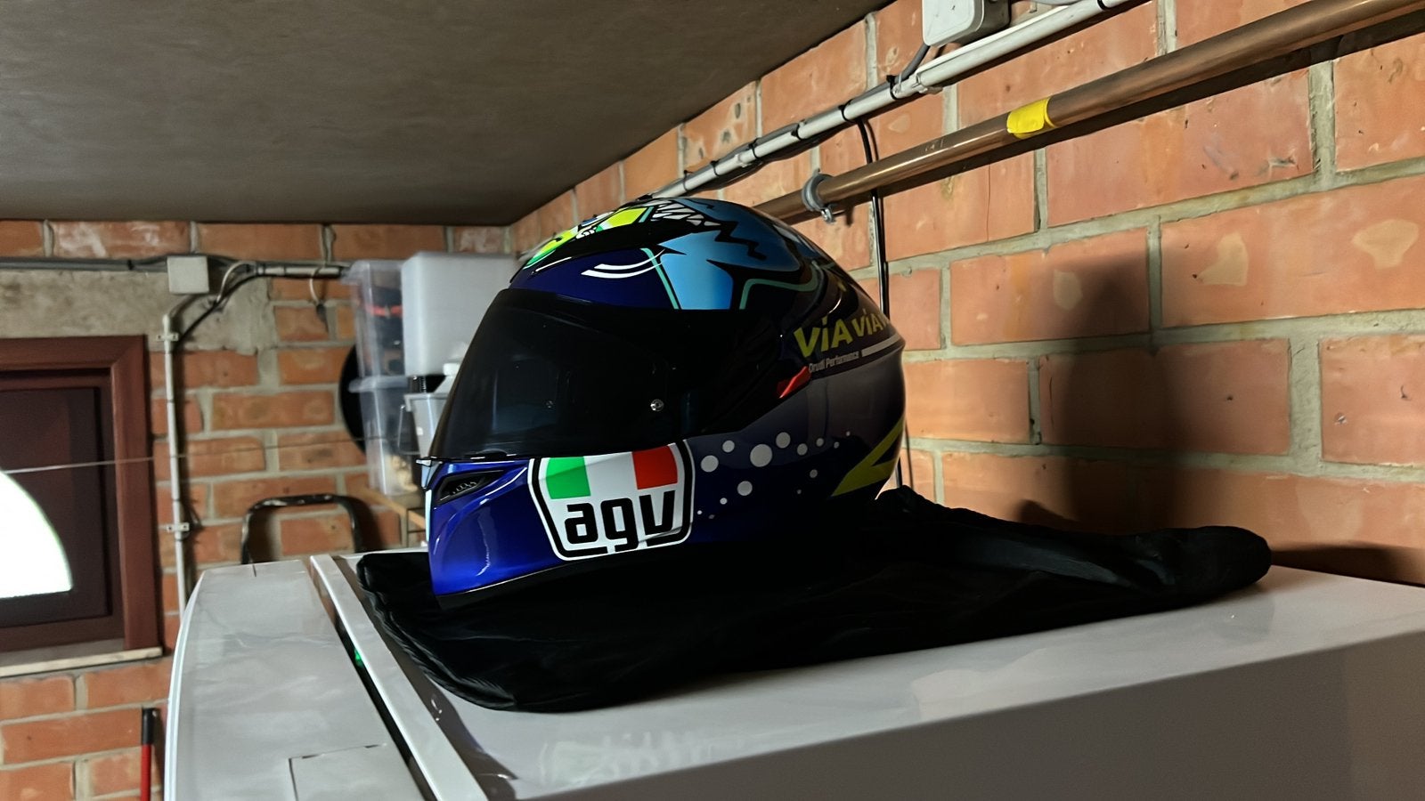 AGV Valentino Rossi helm Maat L (59-60), Ophalen of Verzenden, Nieuw, Large