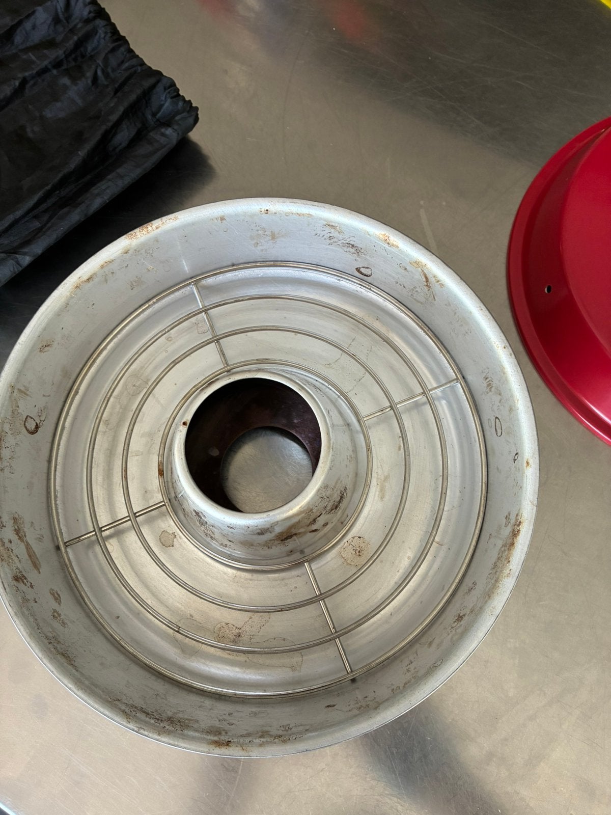 Omnia ovenpan voor camping, gasfornuis, Caravans en Kamperen, Kampeeraccessoires, Ophalen of Verzenden, Gebruikt