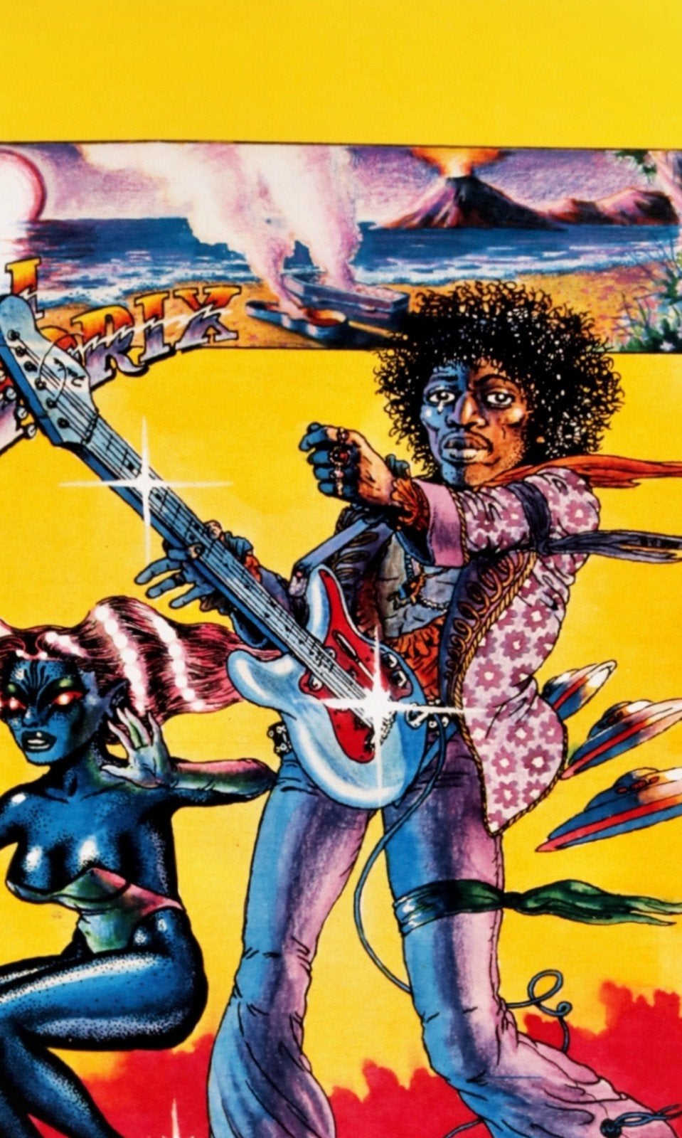 "Peter Pontiac" Jimi Hendrix - Meet You in the Next World XL, Antiek en Kunst, Ophalen of Verzenden