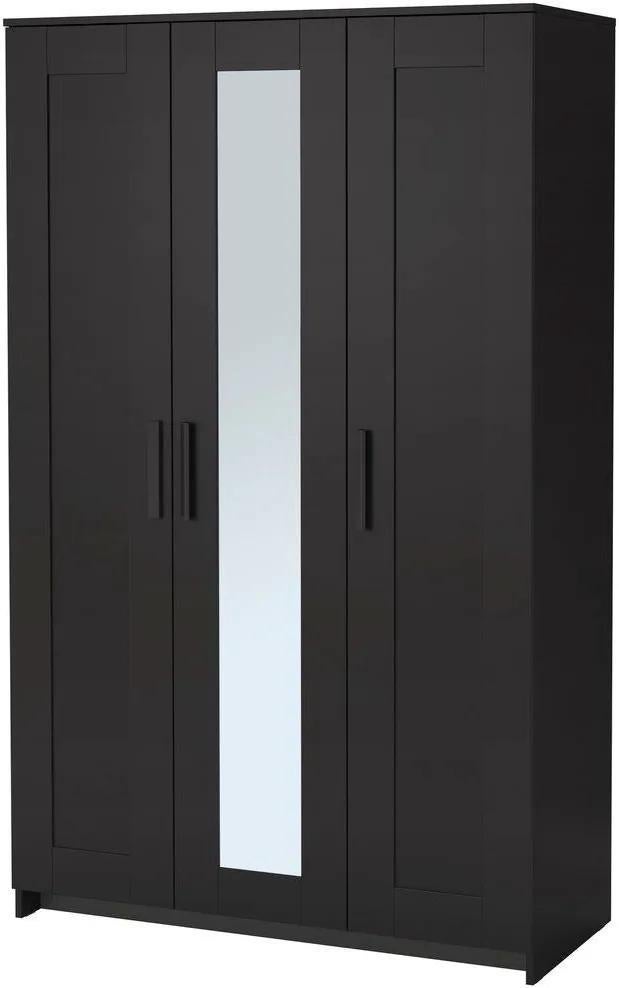 Ikea kast 3 deuren inc spiegel, Ophalen of Verzenden, Zo goed als nieuw, 25 tot 50 cm