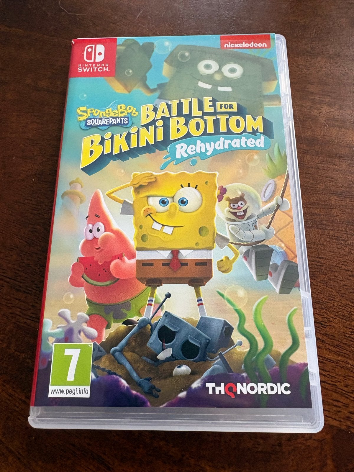 SpongeBob Battle for Bikini Bottom - Nintendo Switch, Ophalen of Verzenden, Gebruikt, Zonder controller, Met games