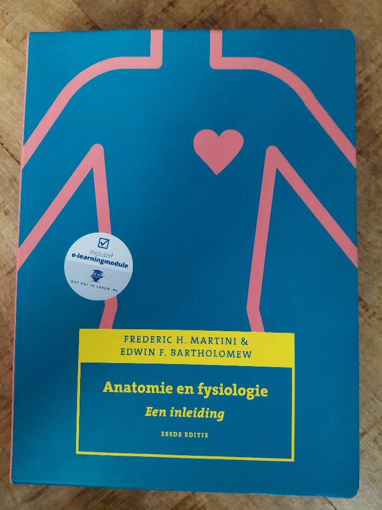 Anatomie en fysiologie boek, Gelezen, Pearson, Beta, HBO