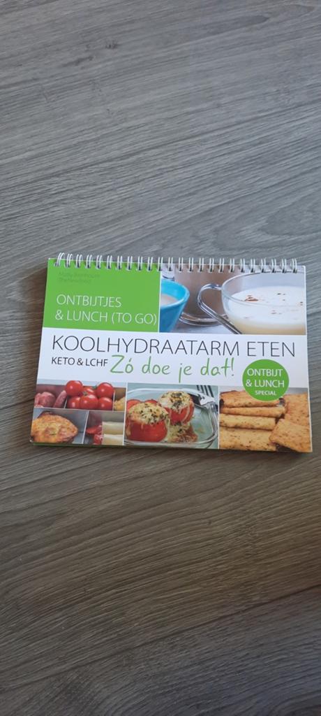 Koolhydraatarm eten zo doe je dat/ ontbijt en lunch, Ophalen of Verzenden, Zo goed als nieuw