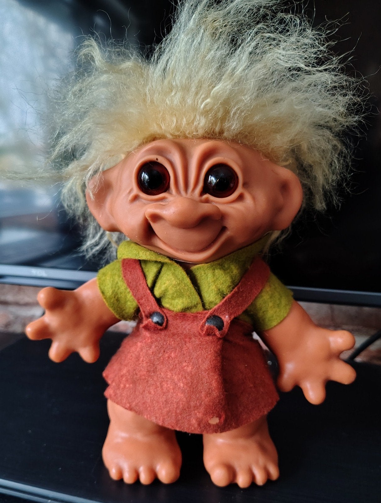 Jaren 60 dam troll trol, Verzamelen, Ophalen of Verzenden, Gebruikt