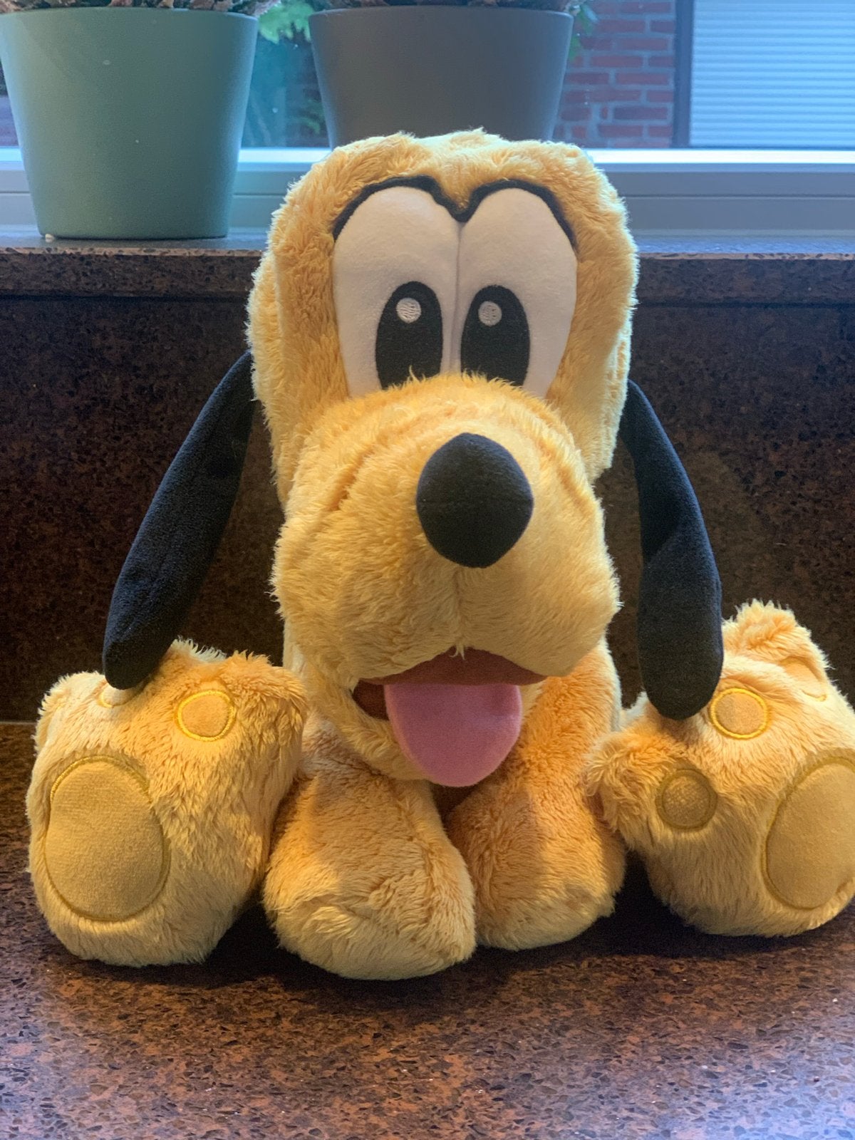 Disney Pluto Knuffel - Zo goed als nieuw, Ophalen of Verzenden, Goofy of Pluto, Zo goed als nieuw, Knuffel