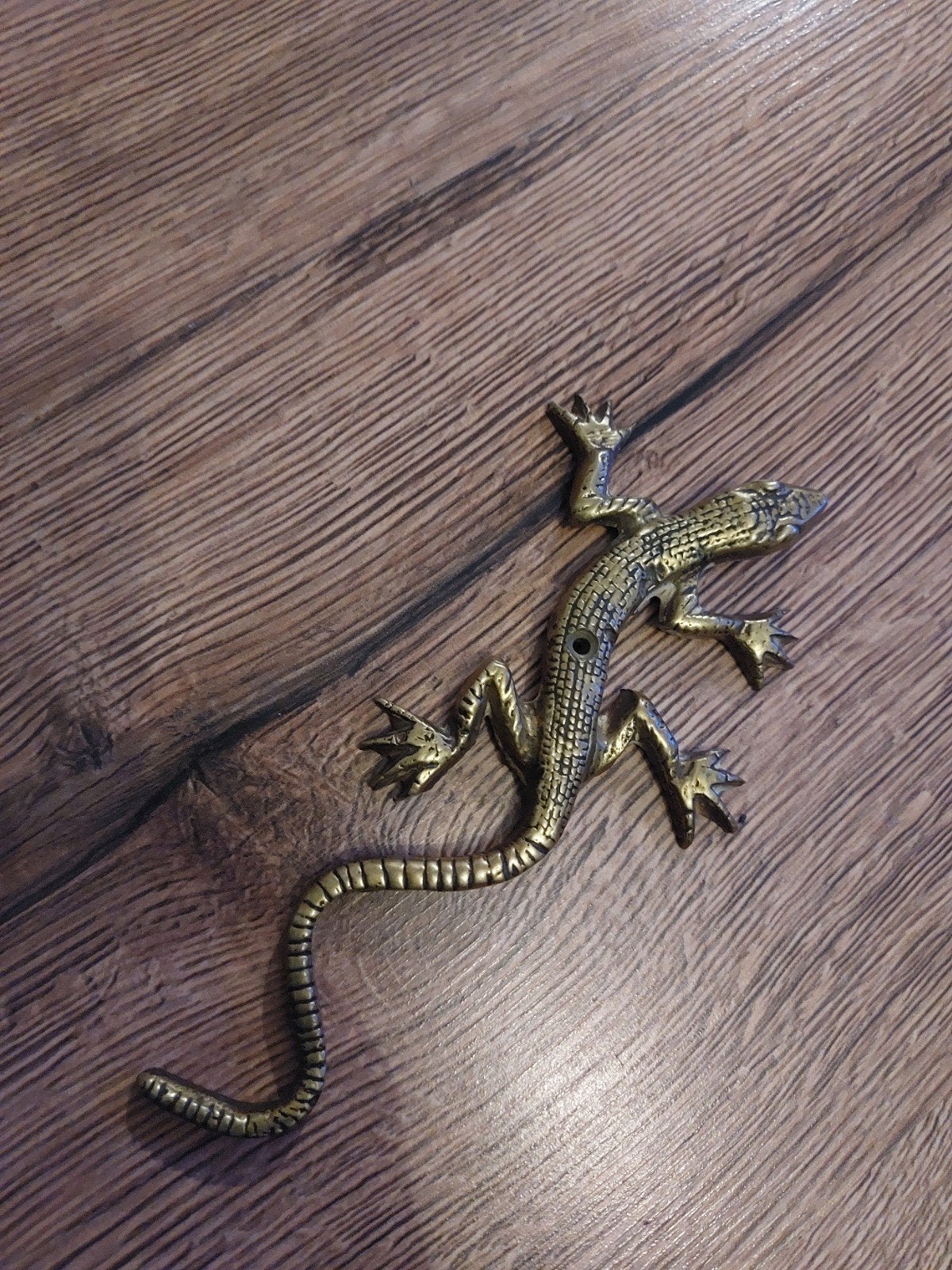 Koperen Salamander Wanddecoratie, Antiek en Kunst, Ophalen of Verzenden, Koper