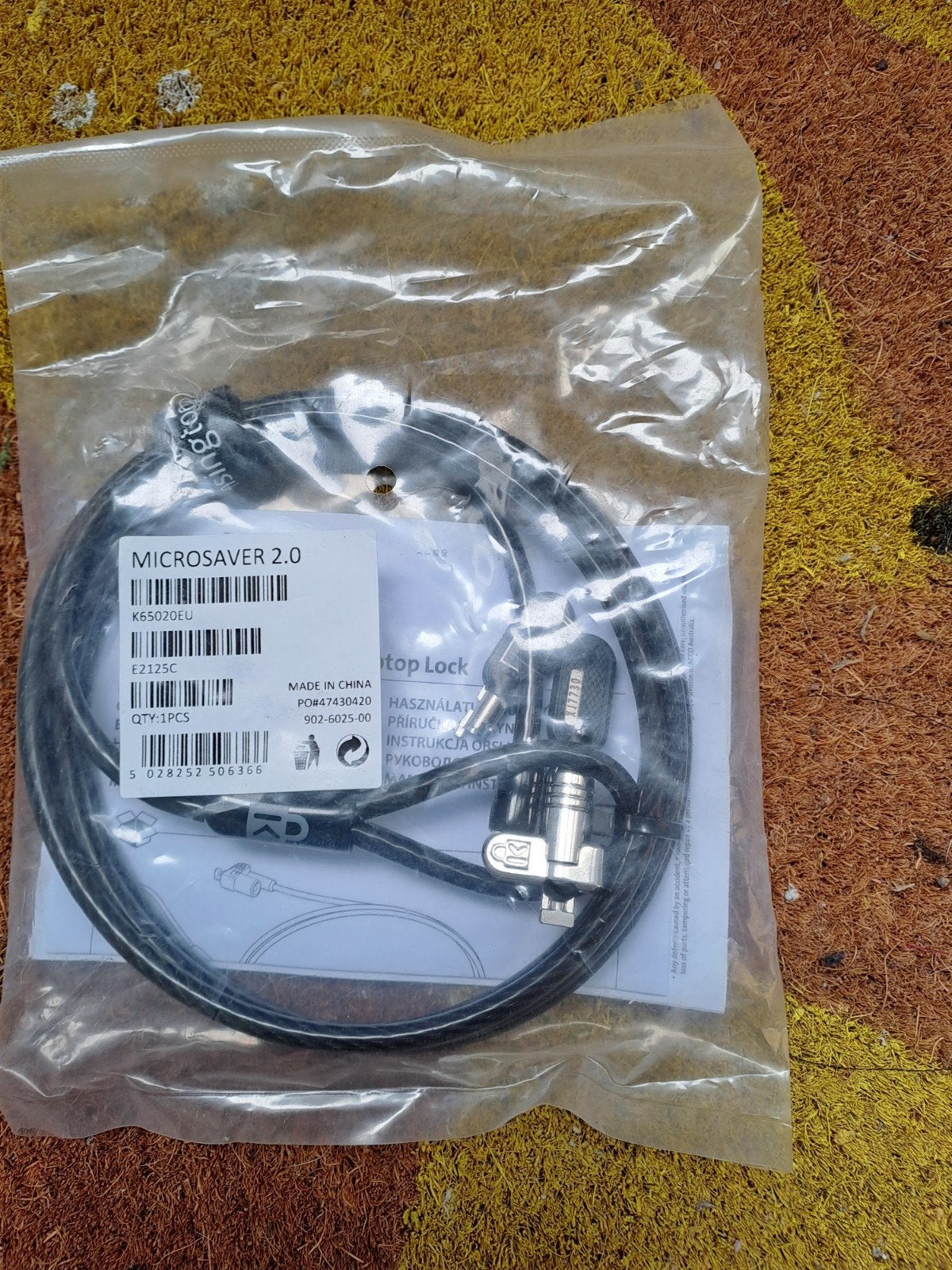 Nieuw Kensington MicroSaver 2.0 laptopslot K65020EU, Ophalen of Verzenden, Nieuw