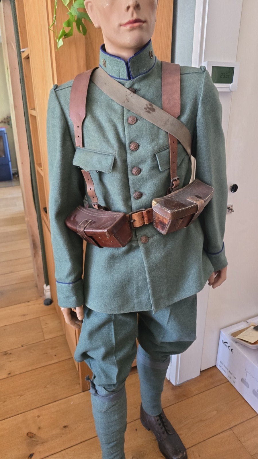 Nederlands voor 1940 grove wol manschappen uniform set, Ophalen of Verzenden, Duitsland, Kleding of Schoenen