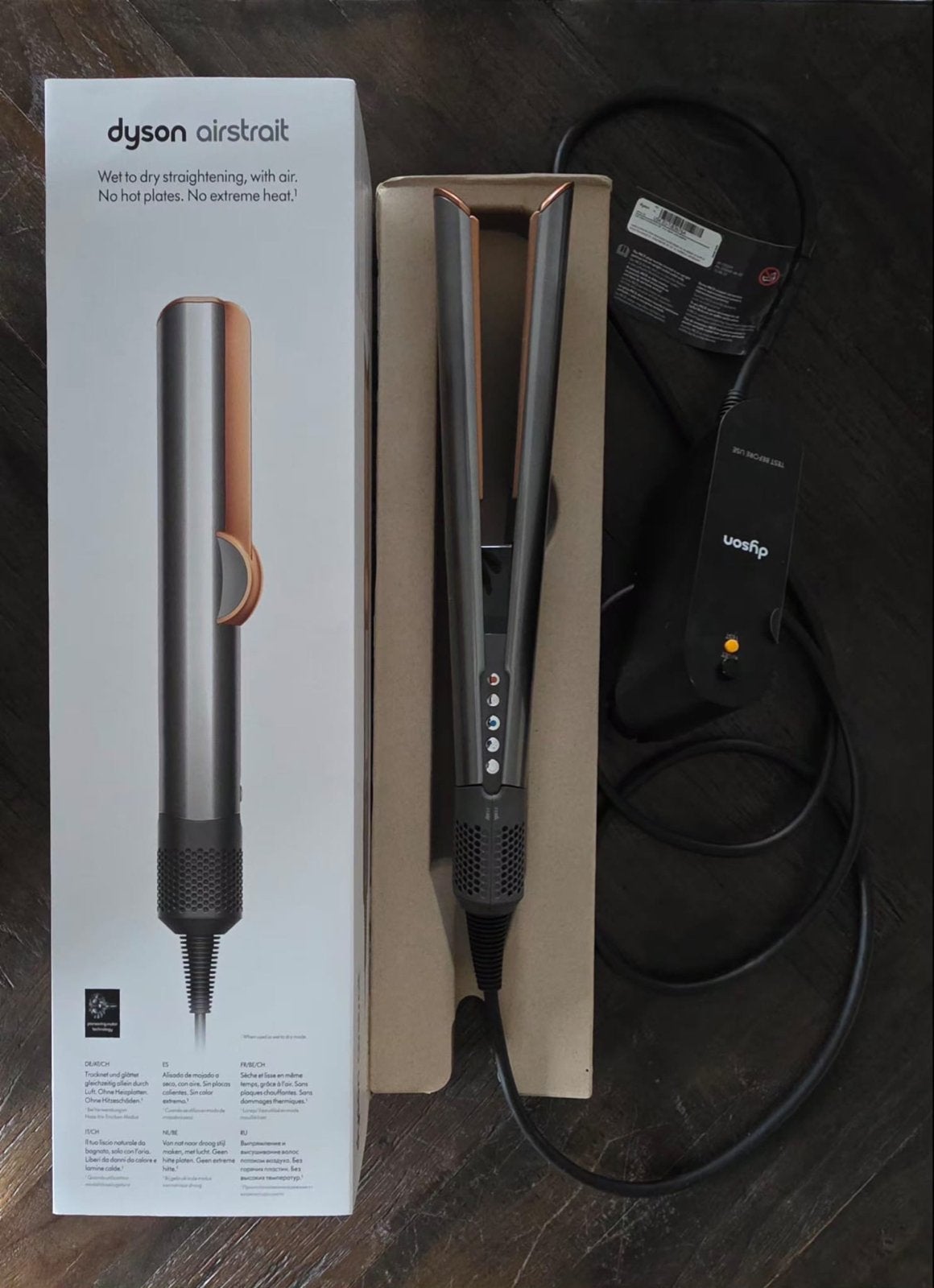 Dyson Airstrait - Zo goed als nieuw, 1x gebruikt, Ophalen of Verzenden, Zo goed als nieuw, Haarverzorging