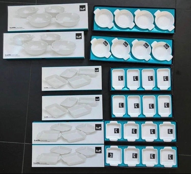 24x S&P Witte Tapas Ovenschaaltjes - Nieuw in Doos, Ophalen of Verzenden, Nieuw, Overige merken, Schaal of Schalen