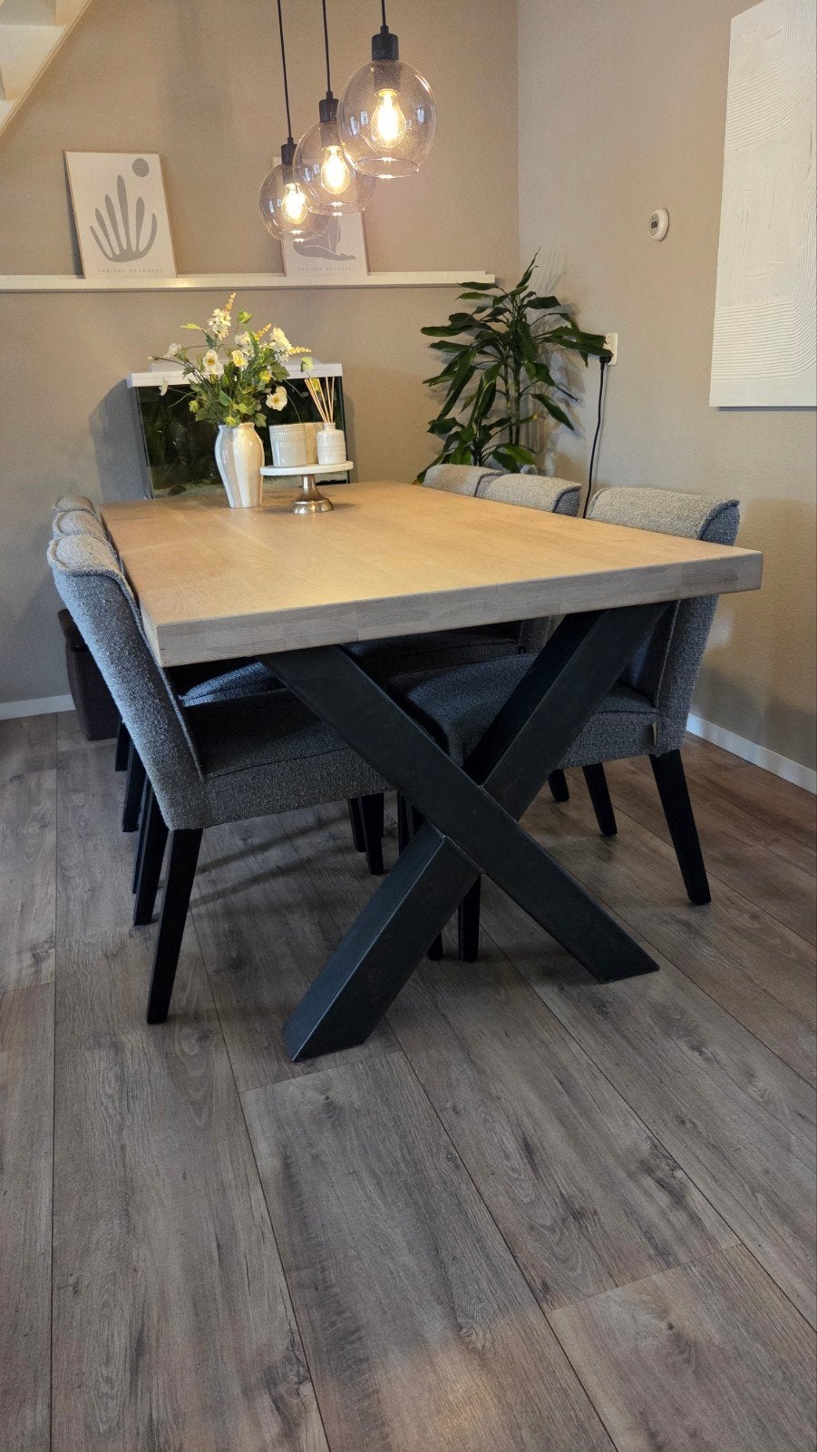 Eettafel 2 meter, Huis en Inrichting, Tafels | Eettafels, Ophalen, Rechthoekig, 200 cm of meer, 50 tot 100 cm