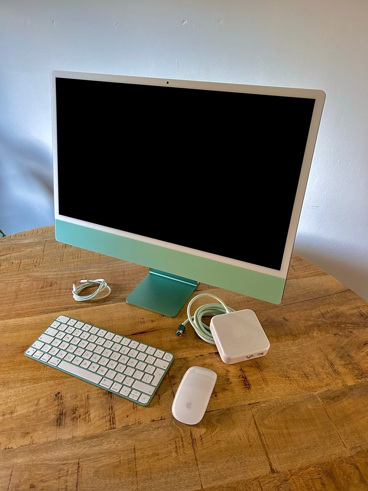 Praktisch nieuwe iMac M1 Groen [2022] Zo goed als nieuw, Ophalen, IMac, Zo goed als nieuw, Onbekend