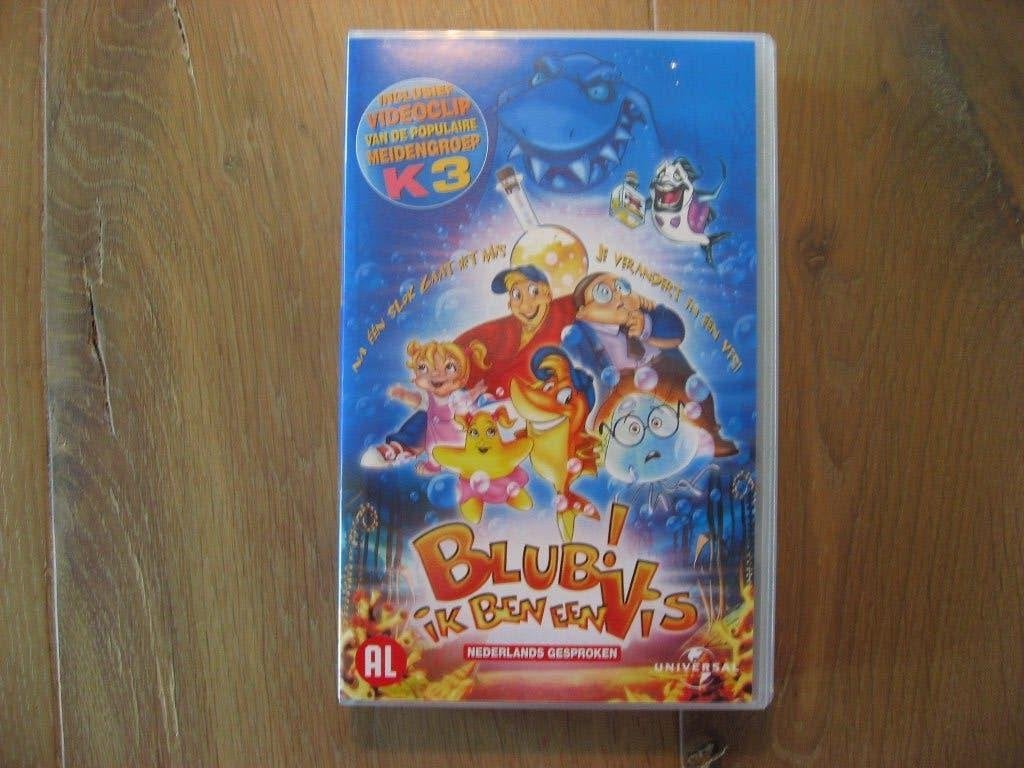 nieuwe video (VHS) film van Blub ik ben een vis, AL, met K3, Tekenfilm, Verzenden, Alle leeftijden, Kinderprogramma's en -films