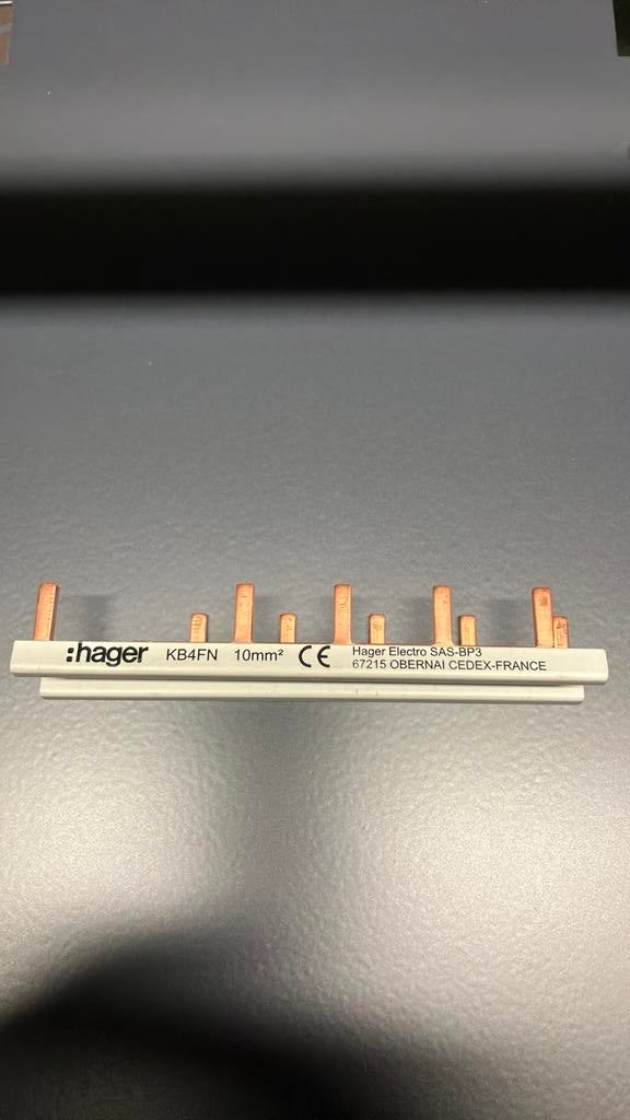 Hager kamrail KB4fn vision rail aansluiting, Doe-het-zelf en Verbouw, Elektra en Kabels, Nieuw, Overige typen, Ophalen of Verzenden