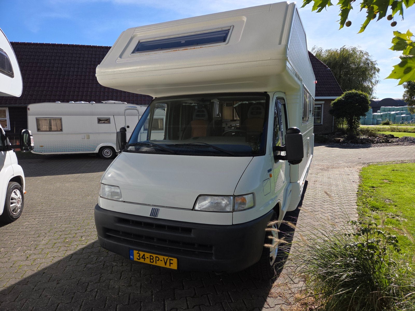 zeer nette Fiat Granduca alkoof camper,6 pers.,1995, Caravans en Kamperen, Overige merken, Alkoof, Ringverwarming, Fiat