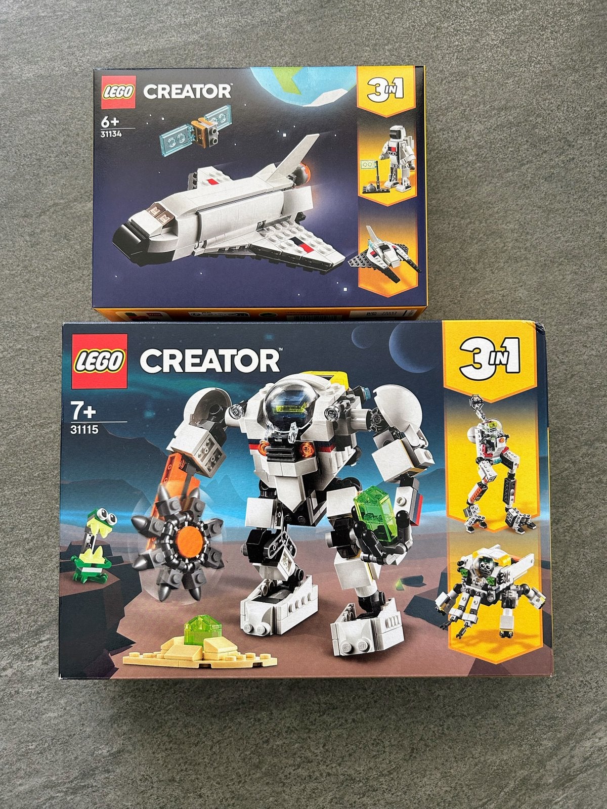 Lego Creator 3in1 31115 & 31134 Space Bundel *SEALED*, Lego, Nieuw, Ophalen of Verzenden, Compleet