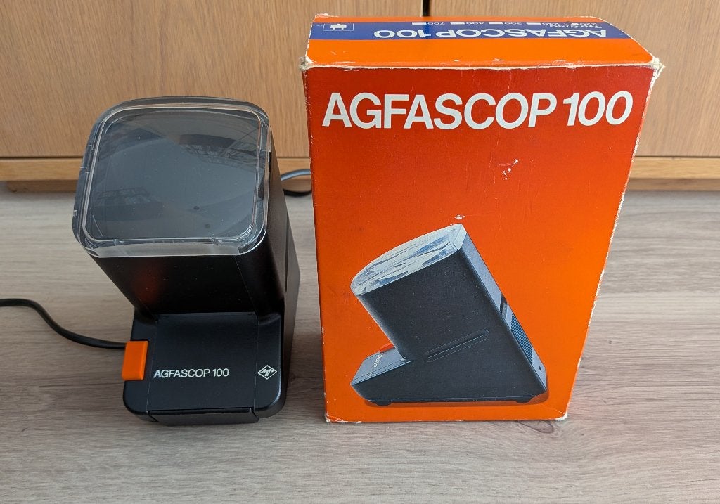 Agfascop 100 diaviewer - originele verpakking - nieuwstaat!, Ophalen of Verzenden, Zo goed als nieuw