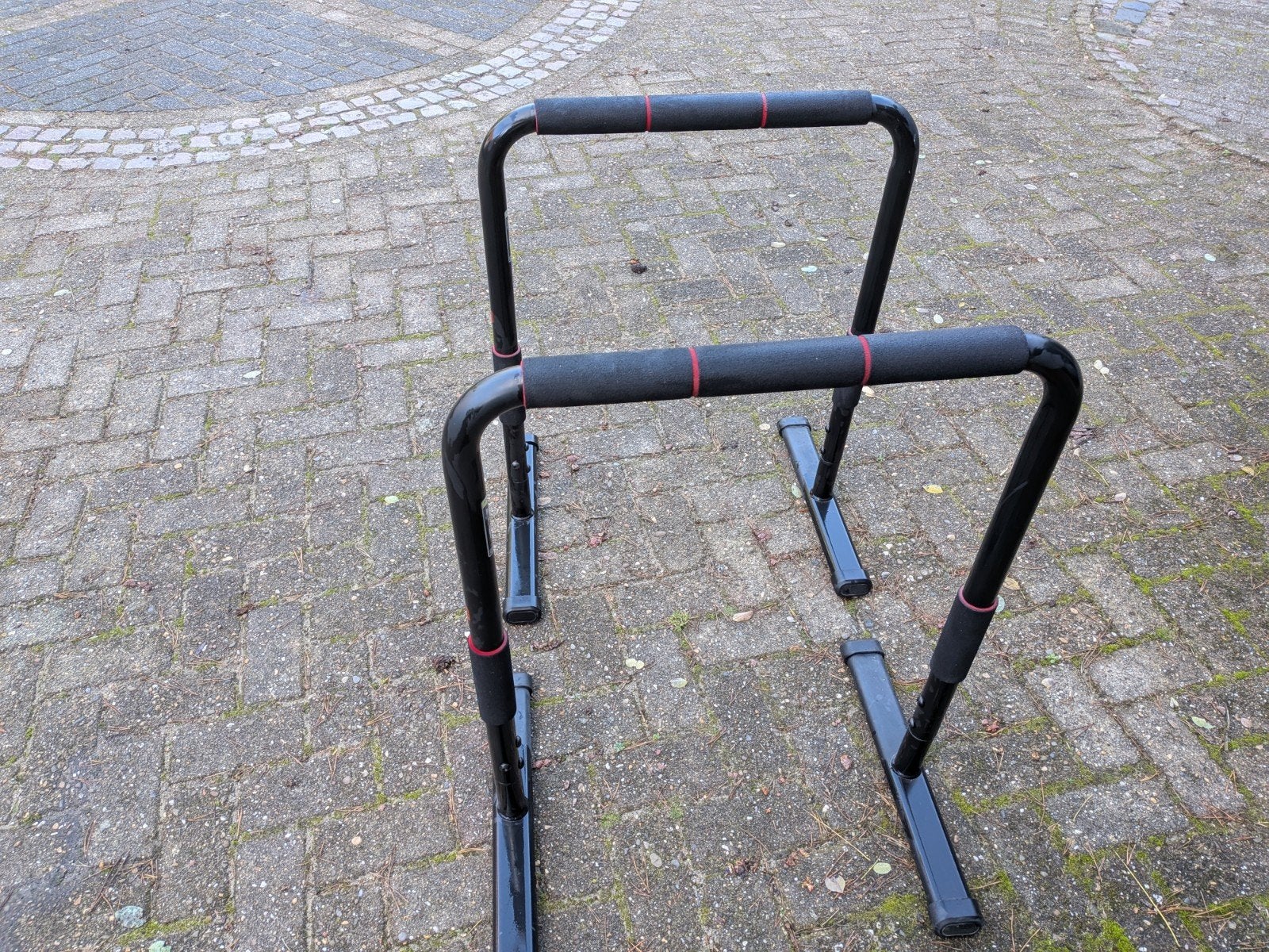 Verplaatsbare parallelle dip bars / dip stands Decathlon, Ophalen, Gebruikt, Overige typen