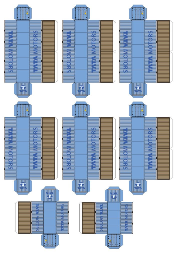 Bouwplaten van containers van diverse bedrijven, Ophalen, Gelijkstroom, Trix, Overige typen