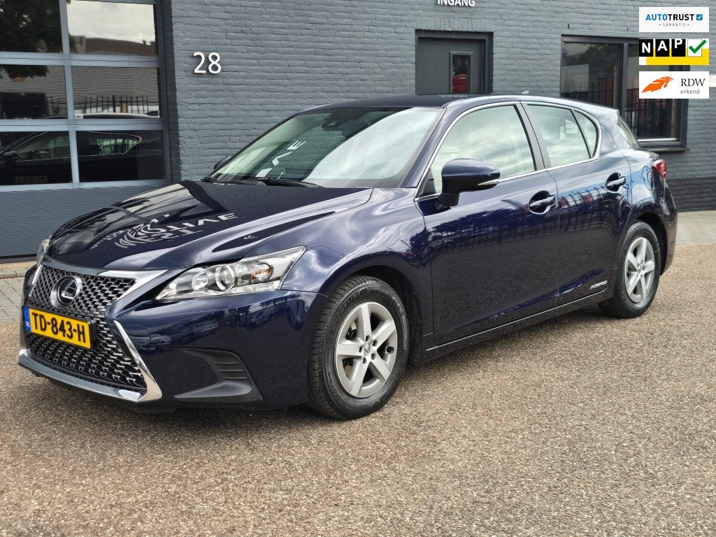 Lexus CT 200h Business Line VOLLEDIG ONDERHOUDEN NAVI CAMERA, Auto's, Gebruikt, 4 cilinders, Blauw, Alcantara