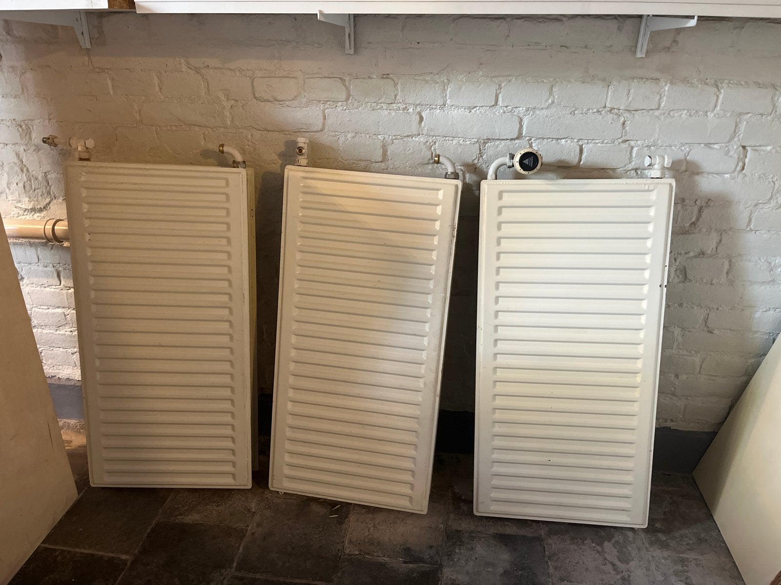 3 Gebruikte Radiatoren - Wit, Ophalen, Gebruikt, Radiator, 60 tot 150 cm