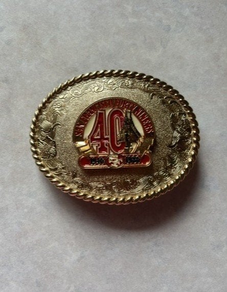 San Francisco 49ers Vintage Belt Buckle (American Football), Ophalen of Verzenden, Zo goed als nieuw, Overige typen