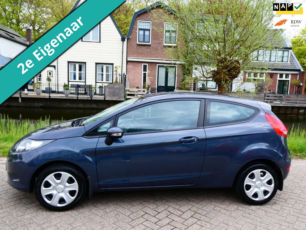 Ford Fiesta 1.25 Limited 4-Cilinder 3-deurs Airco 2e eigenaa, Voorwielaandrijving, Euro 5, Stof, Gebruikt