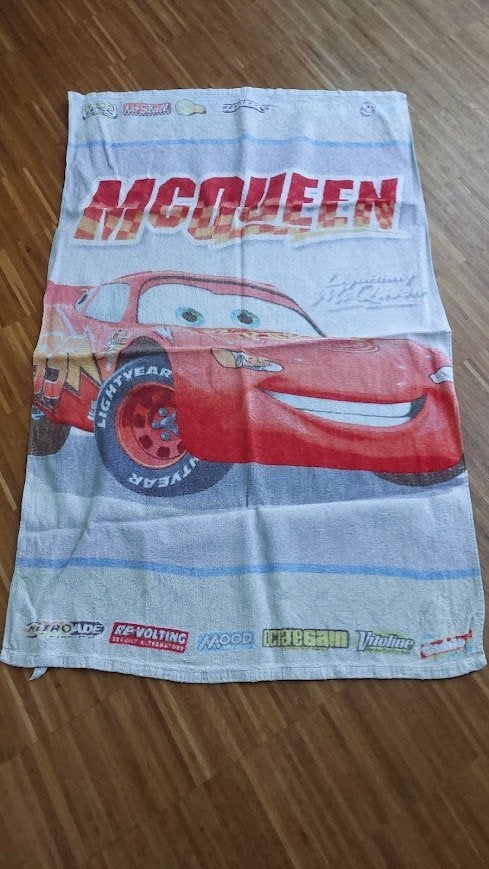 cars handdoek badlaken, Ophalen, Gebruikt, Handdoek