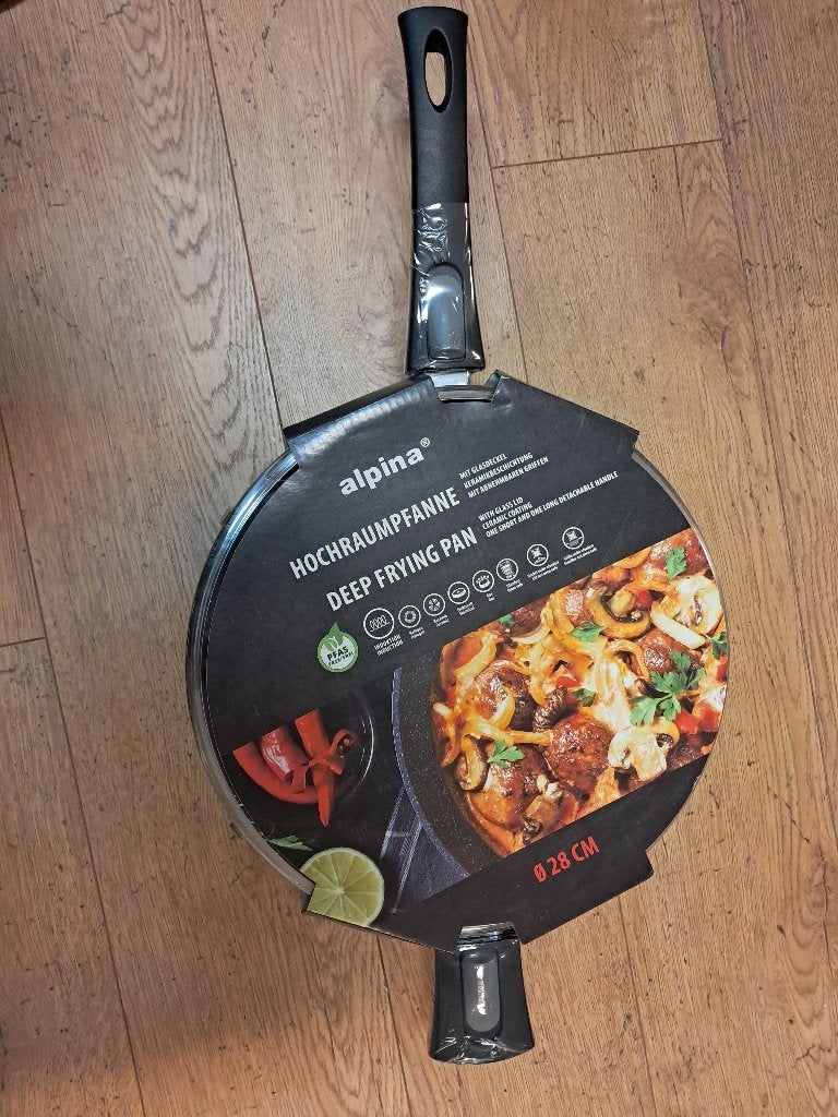 Hapjespan Ø 28 cm – Keramisch & PFAS-vrij, Overige materialen, Nieuw, DEVENTER, Kansenkoop@gmail.com