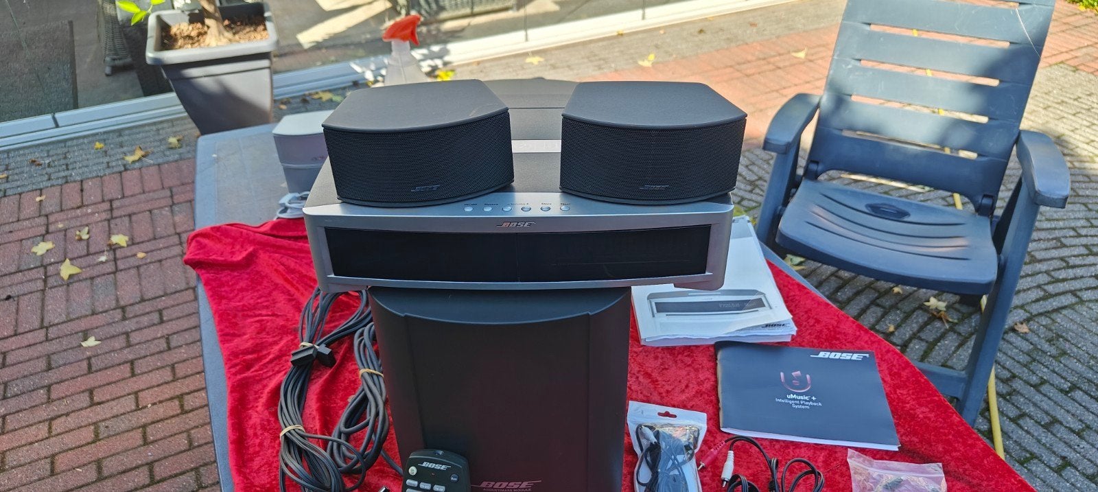 Bose 321 GSX  HomeCinema set serie ll met Bluetooth, Ophalen of Verzenden, Zo goed als nieuw, Overige merken, Dvd-speler