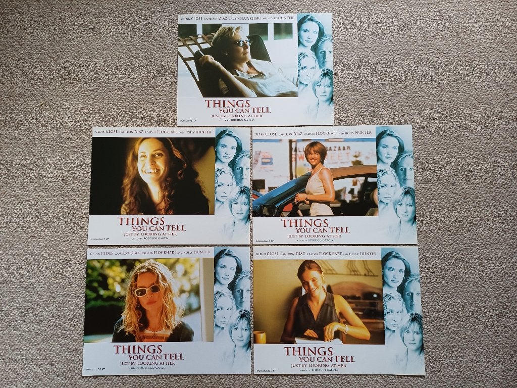 THINGS   YOU   CAN   TELL     lobbycard set., Verzenden, Nieuw, A4 of kleiner, Film en Tv