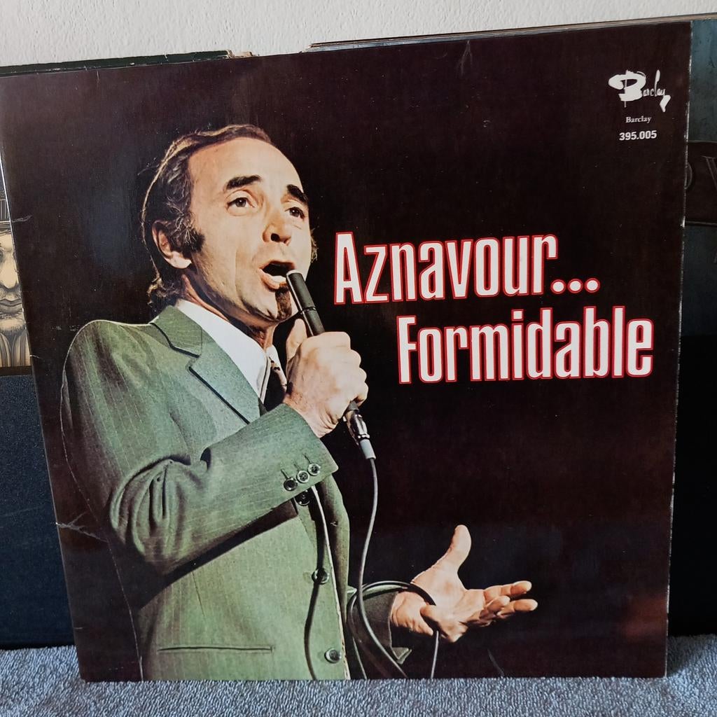 Lp Charles Aznavour formidabele, Cd's en Dvd's, Ophalen of Verzenden, Gebruikt, 12 inch