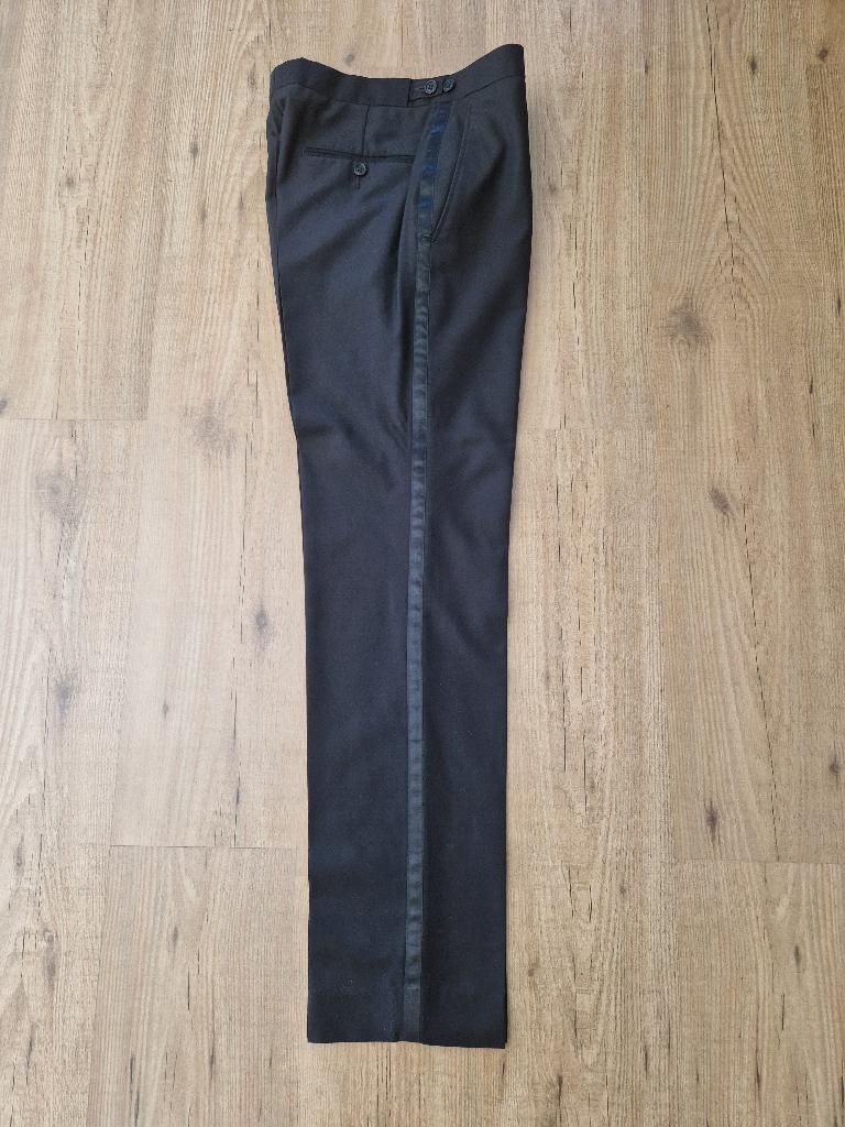 Zwarte pantalon rokkostuum maat 46, Zwart, GENTS, Ophalen of Verzenden, Gedragen